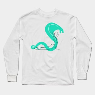 Yoga Pose Cobra Pose Yogi Gift Gym Clothes Fitness Long Sleeve T-Shirt